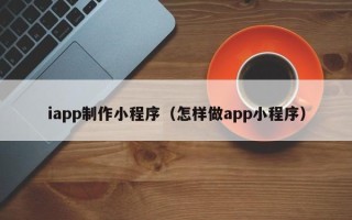 北海iapp制作小程序（怎样做app小程序）